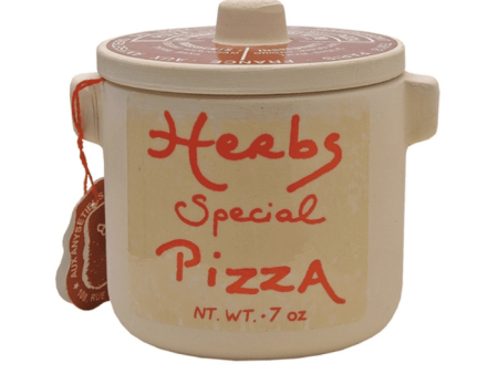 Aux Anysetiers du Roy Herbs for Pizza in Ceramic Jar, 0.70 oz Online