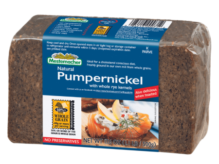 Mestemacher Pumpernickel Bread, 17.6 oz Online