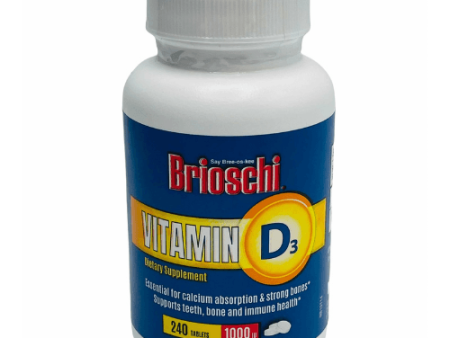 Brioschi Vitamin D3, 240 Tablets Online Hot Sale