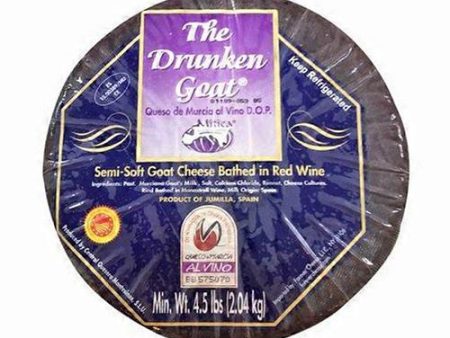 Mitica Drunken Goat Cheese in Red Wine, 4.5 lb. For Discount