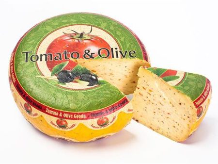 Gouda with Tomato & Olive, 9 lb. Sale