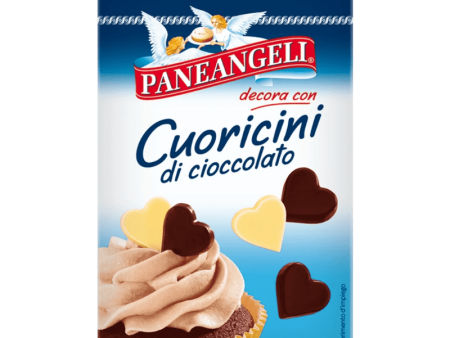 Paneangeli White and Dark Chocolate Hearts, 45 g Hot on Sale