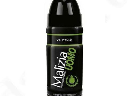 Malizia Deo Uomo  Vetyver  Body Spray, 5.1 oz Cheap