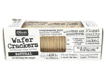 Olina s Bakehouse Natural Wafer Crackers, 3.5 oz Cheap