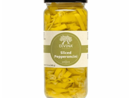 Divina Sliced Pepperoncini, 15.5 oz For Discount