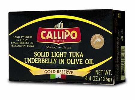 Callipo Solid Light Tuna Underbelly Ventresca in Olive Oil, 4.4 oz Supply