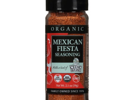 Celtic Sea Salt Organic Mexican Fiesta Seasoning, 2.1 oz Online Hot Sale