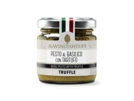 Savini Tartufi Basil Pesto With Truffle, 3.17 oz (90 g) Online now