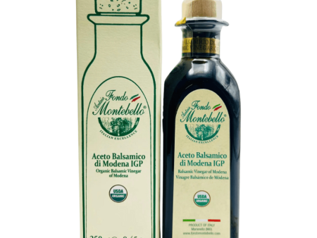 Fondo Montebello Organic Balsamic Vinegar of Modena IGP High Density, 8.45 oz For Discount