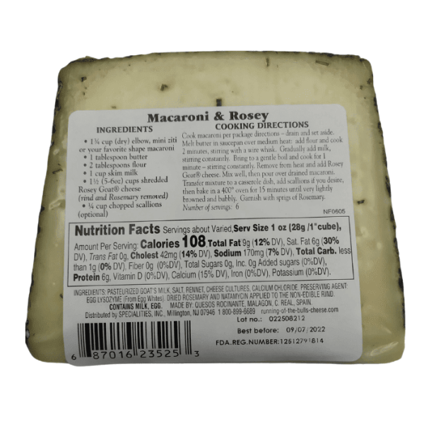 Solera Rosey Goat Cheese Wedge, 6 oz [Pack of 2] Hot on Sale