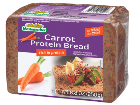 Mestemacher Carrot Protein Bread, 8.8 oz For Discount