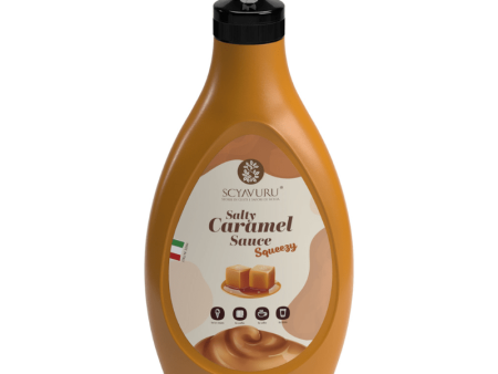 Scyavuru Sicilian Salty Caramel Topping Sauce, 17.6 oz For Sale