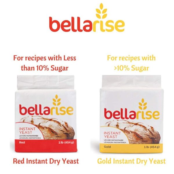 [Best Before: 02 15 2025] Bellarise Red Instant Dry Yeast, 1 lb (454 g) Cheap