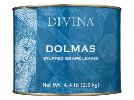 Divina Dolmas Stuffed Grape Leaves, 4.4 Lbs Supply