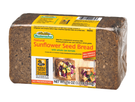 Mestemacher Natural Sunflower Seed Bread - 17.6 oz For Cheap