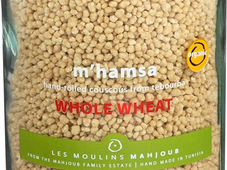 Les Moulins Mahjoub M Hamsa Whole Wheat Couscous, 17.6 oz For Sale