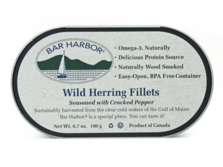 Bar Harbor Wild Herring Fillets with Cracked Pepper, 6.7 oz For Cheap