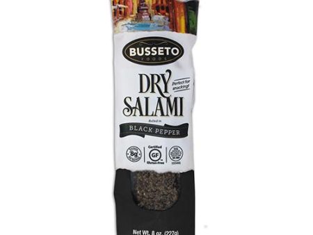 Busseto Pepper Coated Salami Chub, 8 oz Discount