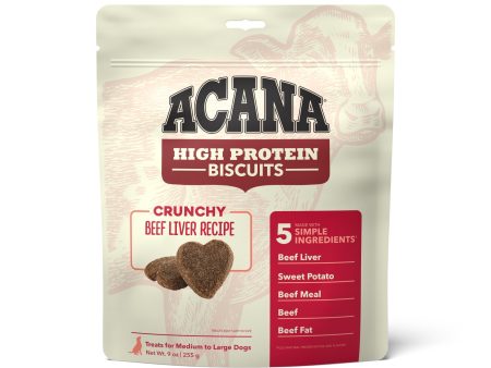 ACANA High-Protein Biscuits Crunchy Beef Liver Recipe Online