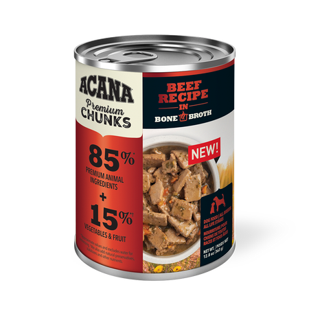 ACANA Beef Recipe in Bone Broth Premium Chunks Wet Dog Food For Cheap