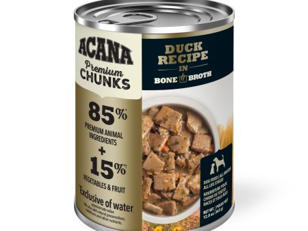 ACANA Premium Chunks Duck Recipe in Bone Broth Wet Dog Food For Cheap